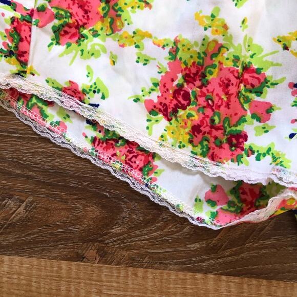 Poof Girl Girls’ Romper Floral Size 7-8 - Picture 5 of 7